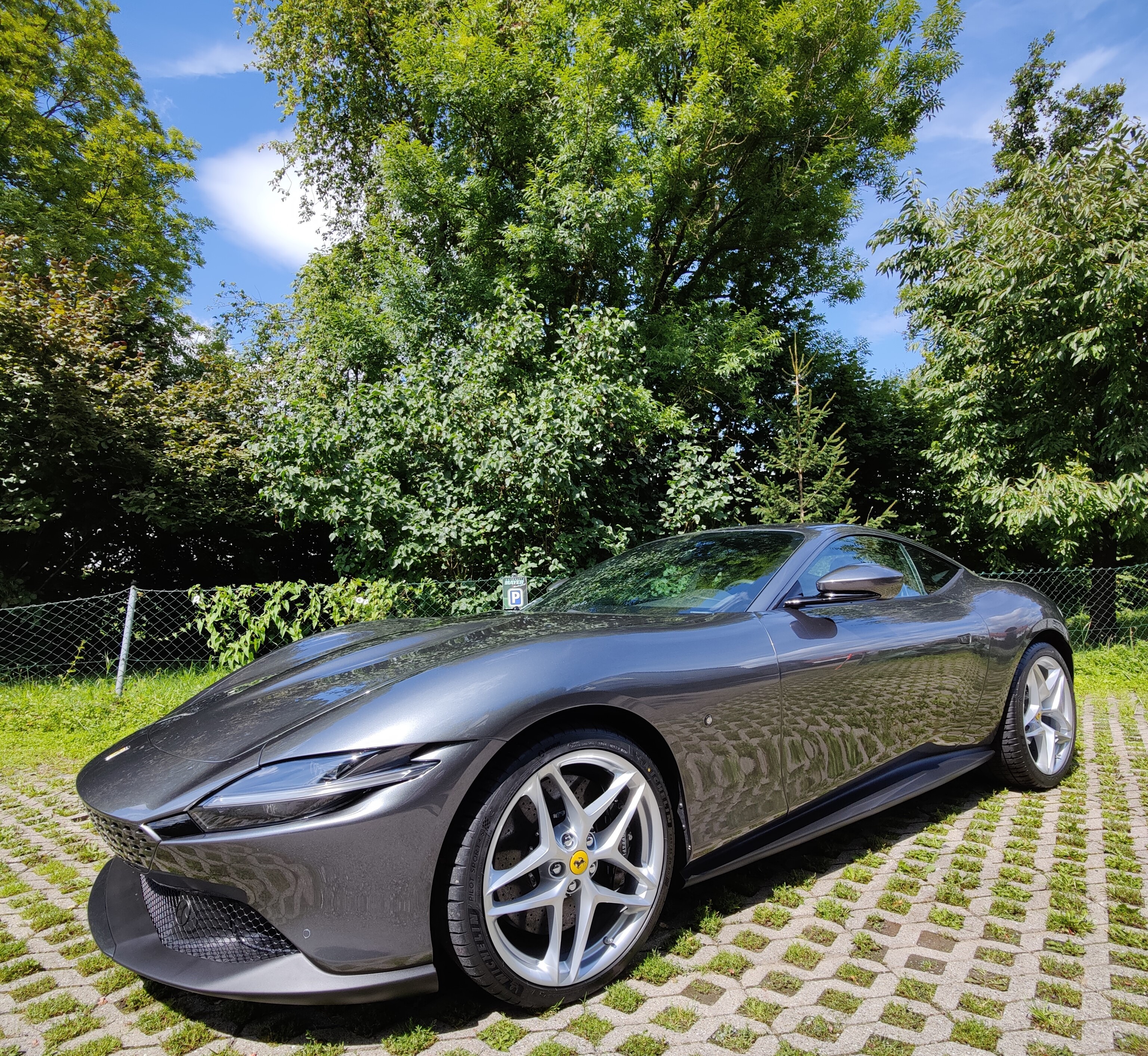 Ferrari Roma Lackschutzfolie Aufbereitung