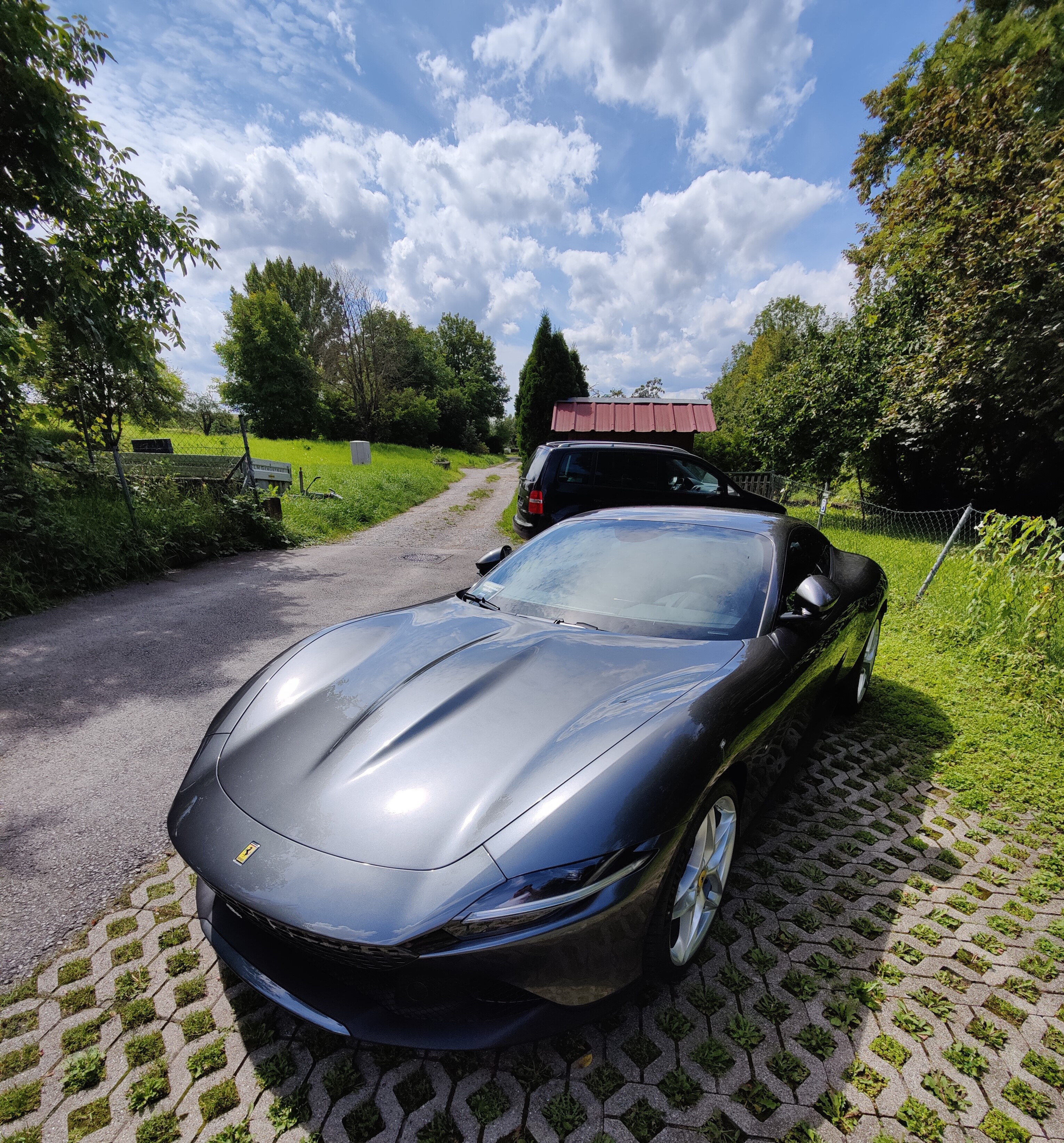 Ferrari Roma Lackschutzfolie Aufbereitung