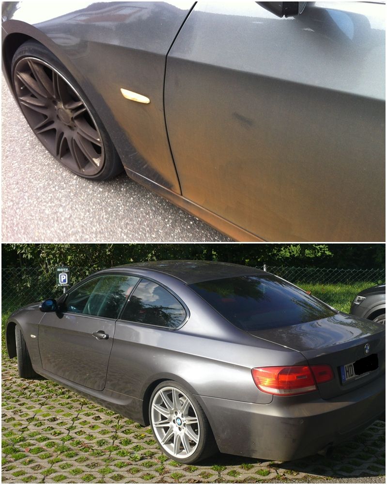 flugrost bmw e92 vorher-nachher