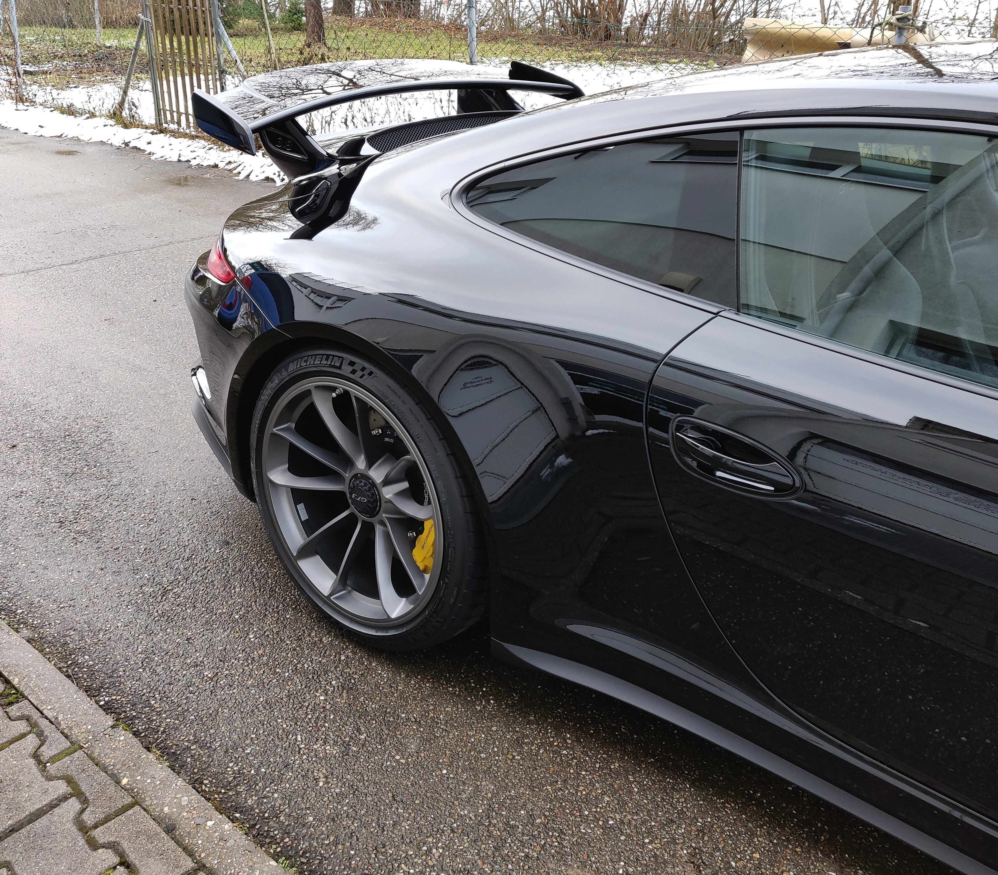 Porsche GT3 Unischwarz Lackschutzfolie